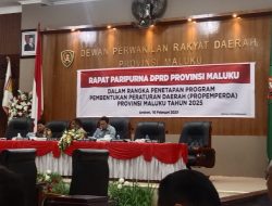 DPRD Maluku Siapkan 12 Ranperda Prioritas 2025