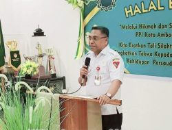 PPI Gelar Halal Bi Halal, Lekransy : Moment Yang Patut Disyukuri