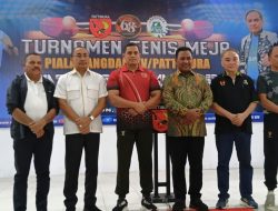 Hadiri Pembukaan Turnamen Tenis Meja, Wagub : Gelorakan Spirit Olahraga di Maluku